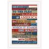 "Pledge of Allegiance" By Marla Rae, Ready to Hang Framed Print, White Frame